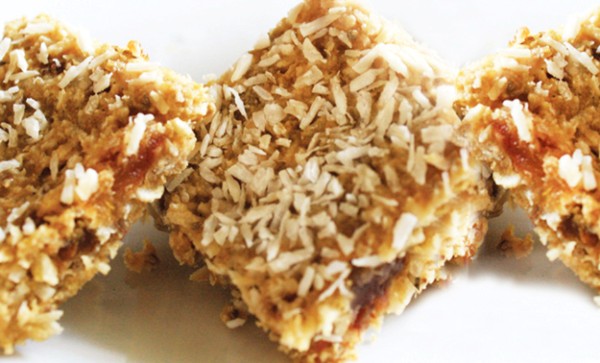 Lemon-coconut breakfast bars