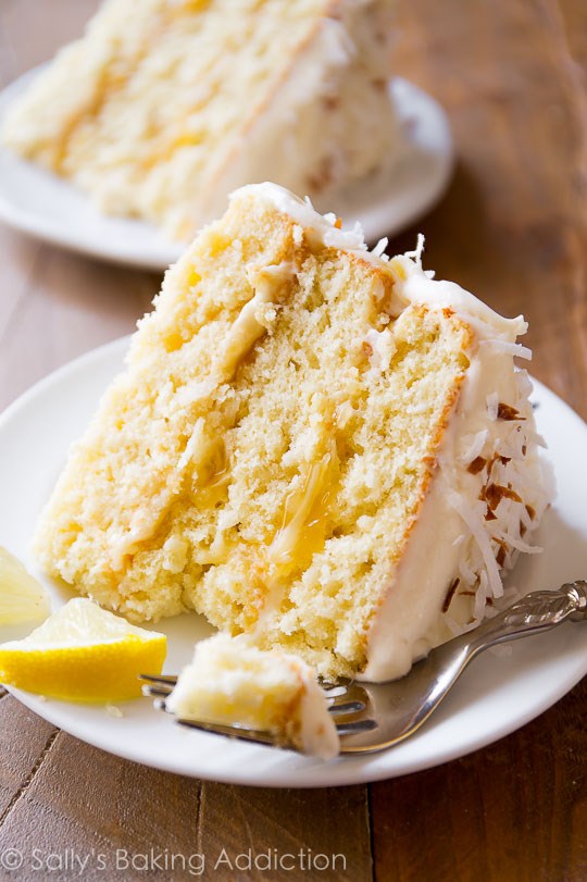 Lemon coconut cake