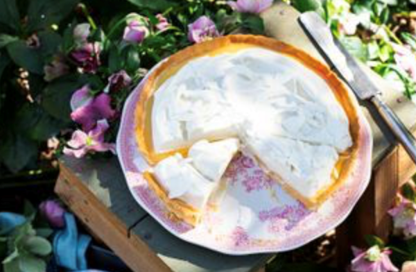 Lemon coconut tart