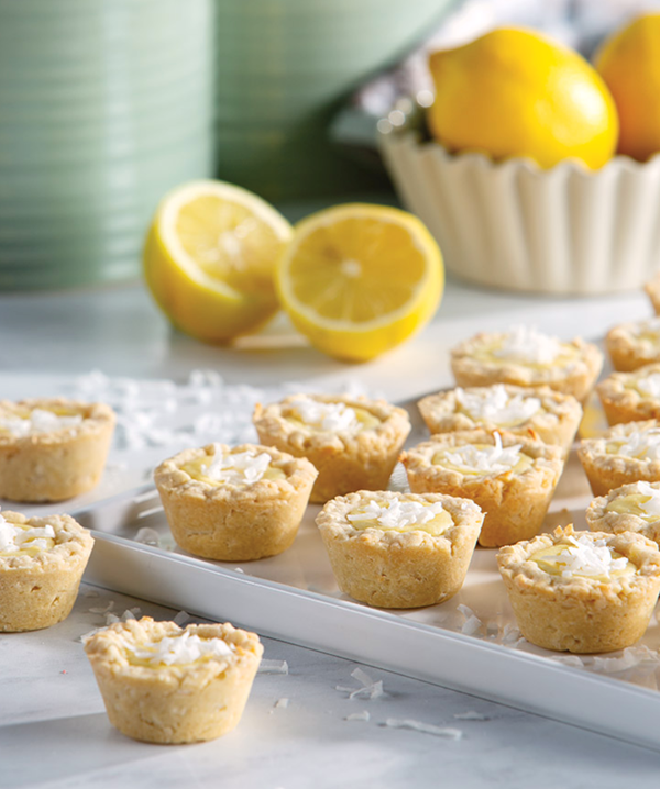 Lemon coconut tassies