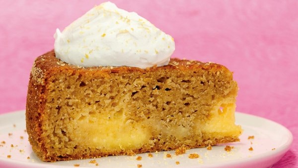Lemon cornmeal olive oil cake