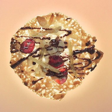 Lemon cranberry Florentines
