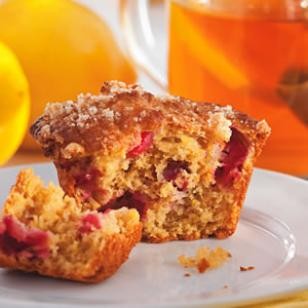 Lemon-cranberry muffins
