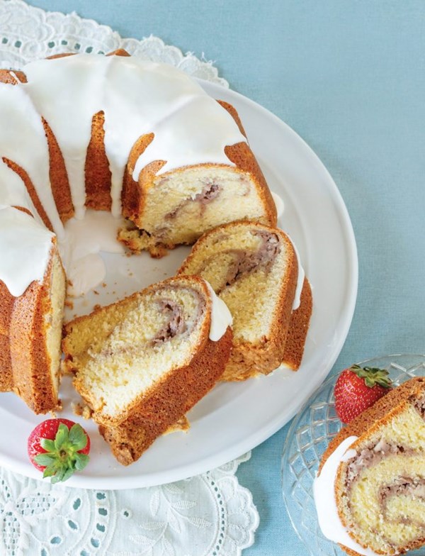 Lemon cream cheese glaze