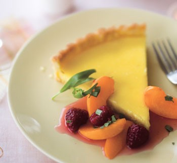 Lemon cream tart