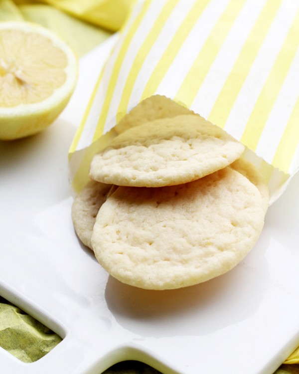 Lemon crinkle cookies