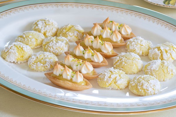 Lemon crinkle cookies