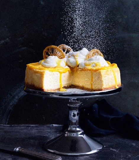 Lemon curd cheesecake