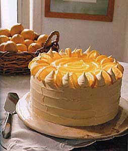 Lemon curd layer cake