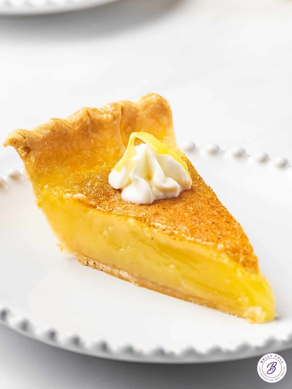 Lemon curd pie
