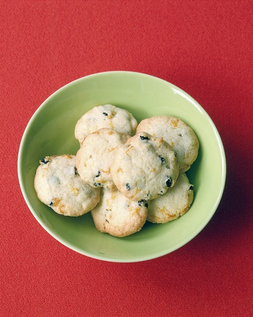 Lemon-currant cookies