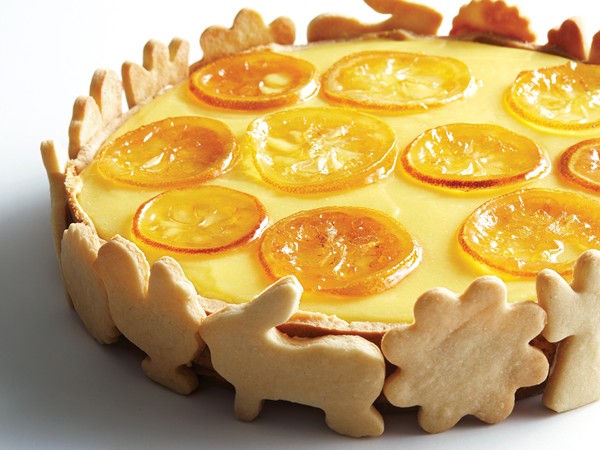 Lemon custard tart
