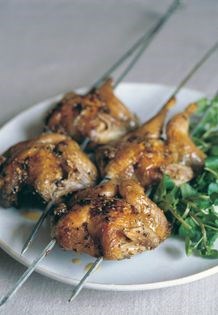 Lemon devilled quails