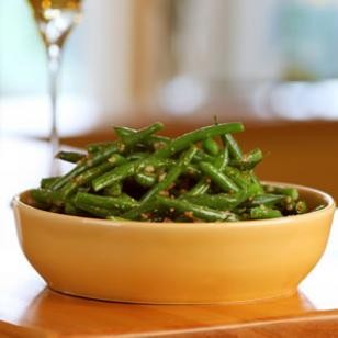 Lemon-dill green beans