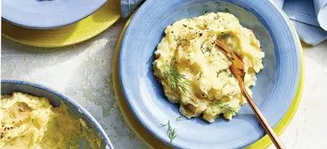 Lemon-dill mashed potatoes 