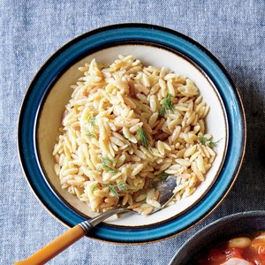 Lemon-dill orzo pilaf