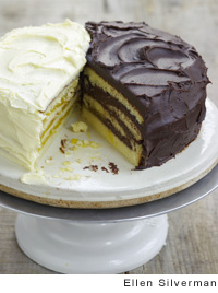 Lemon doberge cake