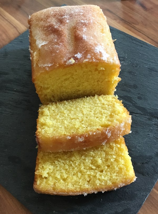 Lemon drizzle cake, or lemon curd muffins