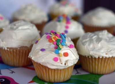 Lemon drop cupcakes