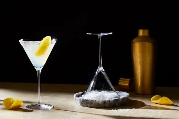 Lemon drop martini