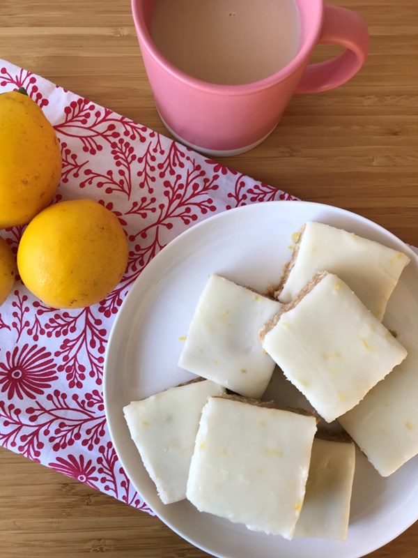 Lemon fudge slice [Michelle Pattison]