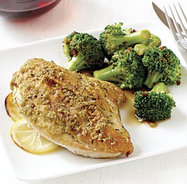 Lemon-garlic roast chicken with yuzu kosho