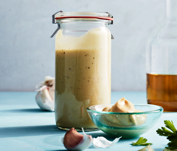Lemon-garlic vinaigrette