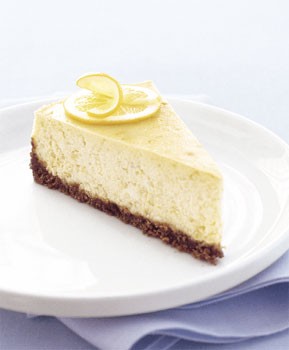 Lemon-ginger cheesecake