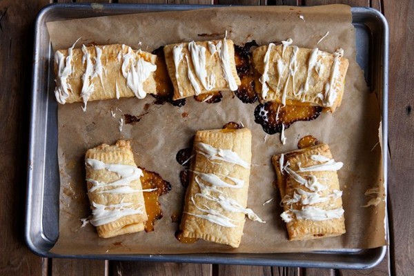 Lemon-ginger curd "toaster" strudels