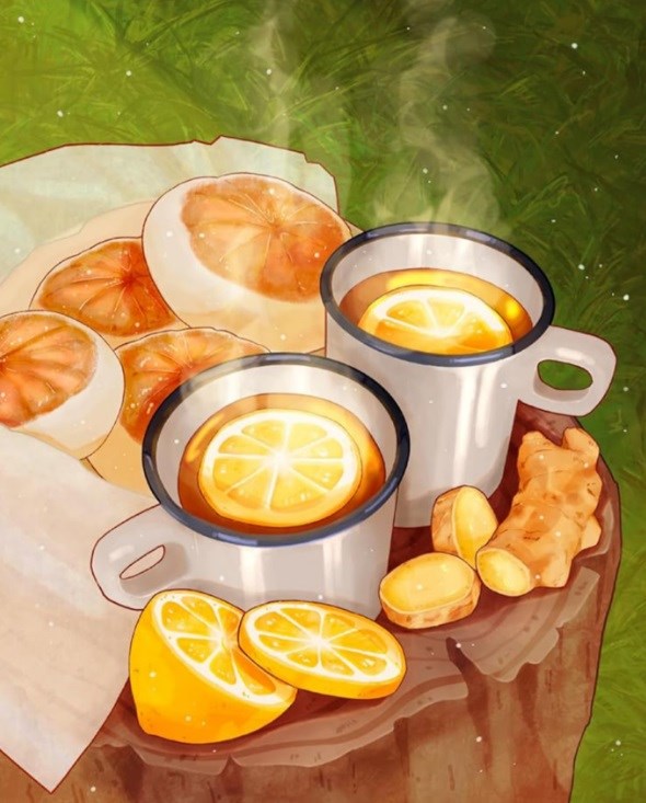 Lemon ginger cure [March Comes in Like a Lion]
