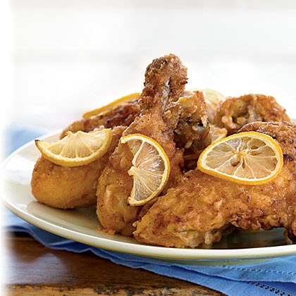 Lemon-ginger fried chicken