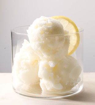 Lemon-ginger frozen yogurt