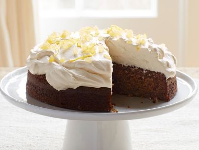 Lemon-ginger molasses cake