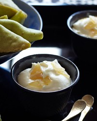 Lemon-ginger mousse