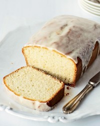 Lemon-glazed citrus-yogurt pound cake