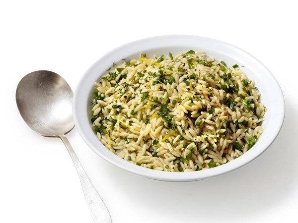 Lemon-herb orzo
