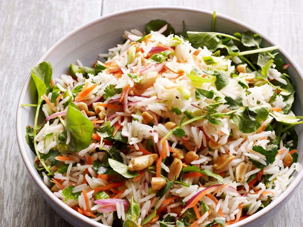 Lemon-herb rice salad
