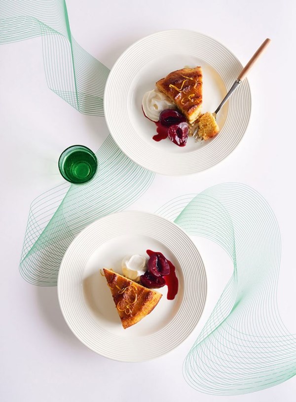 Lemon, honey & olive oil cake