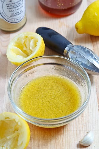 Lemon honey Dijon vinaigrette
