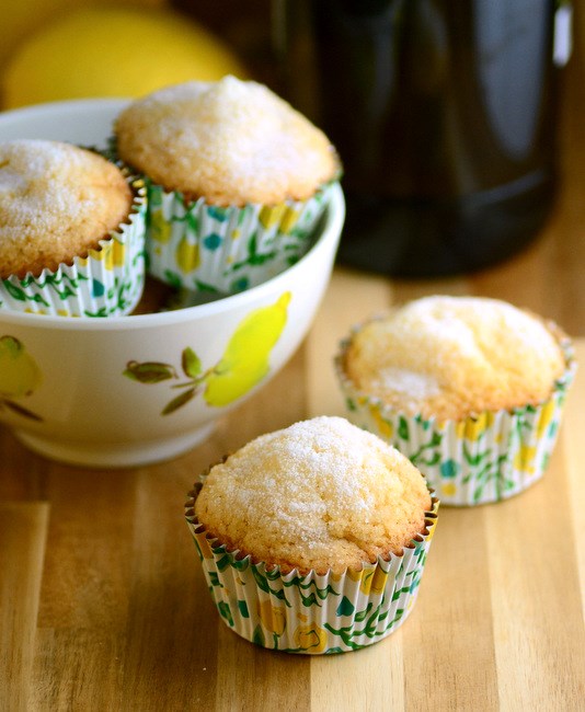 Lemon honey olive oil muffins