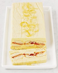 Lemon-honey semifreddo