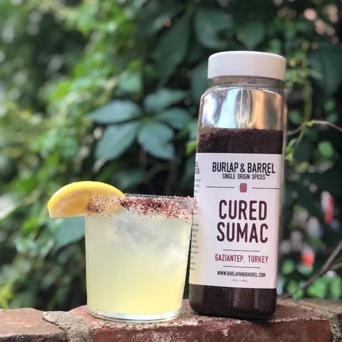 Lemon-honey soda with a sumac-salt rim [Katie Goeller]