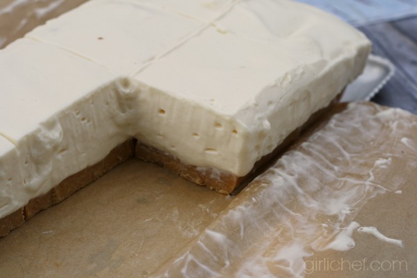 Lemon icebox "pie"