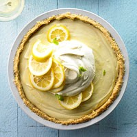 Lemon icebox pie