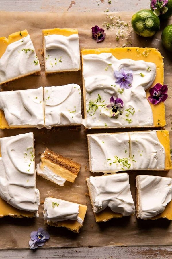 Lemon Key lime pie bars