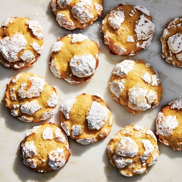 Lemon-lavender crinkles