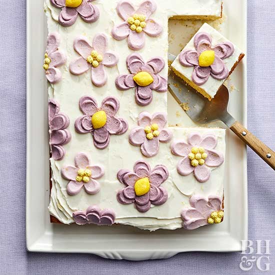 Lemon-lavender poppy seed cake
