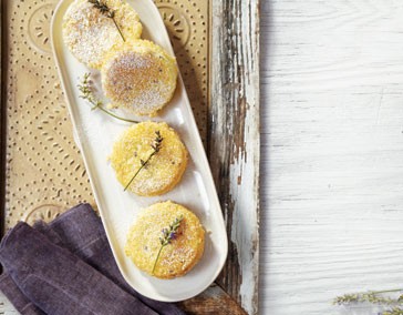Lemon-lavender pound cakes