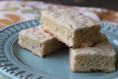 Lemon lavender shortbread