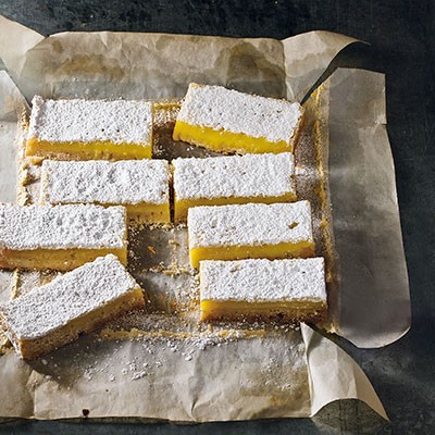 Lemon lavender squares